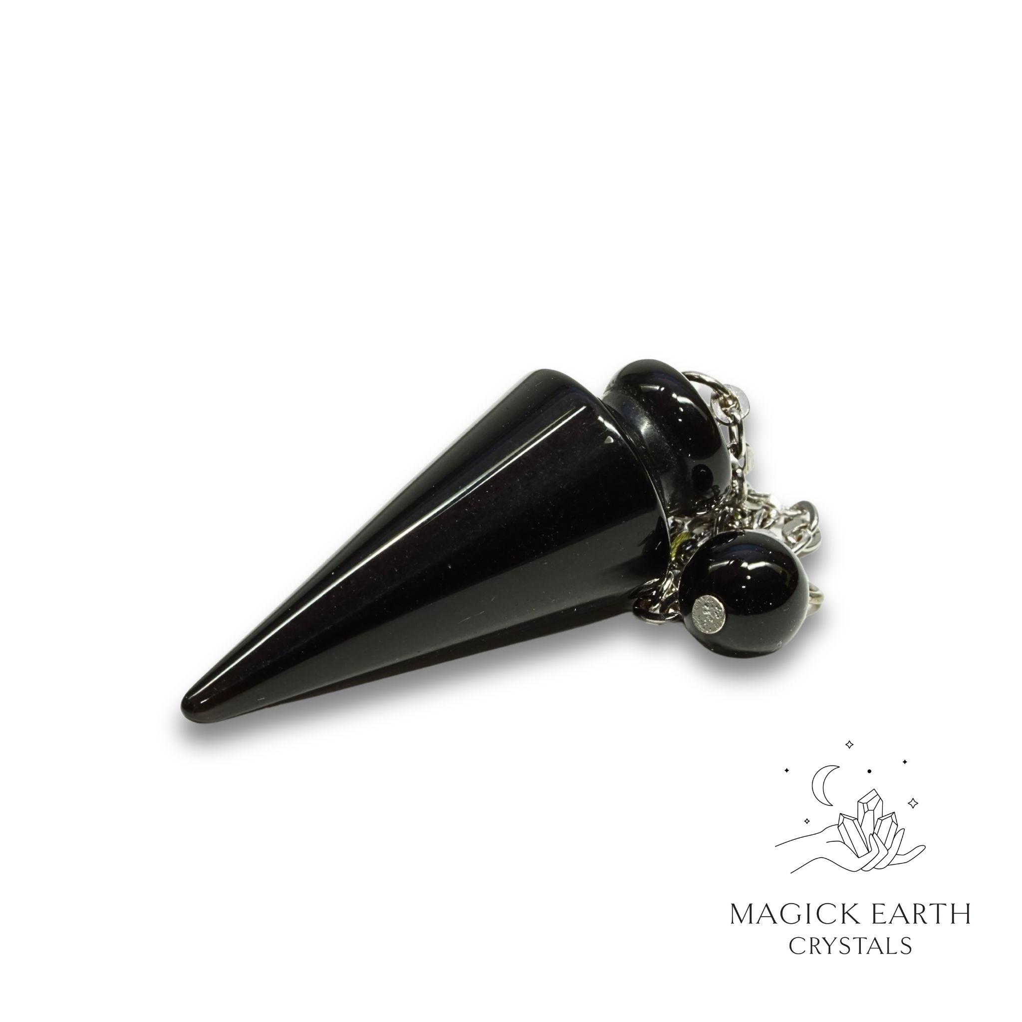 Obsidian Spike pendulum For Tough Love Protection
