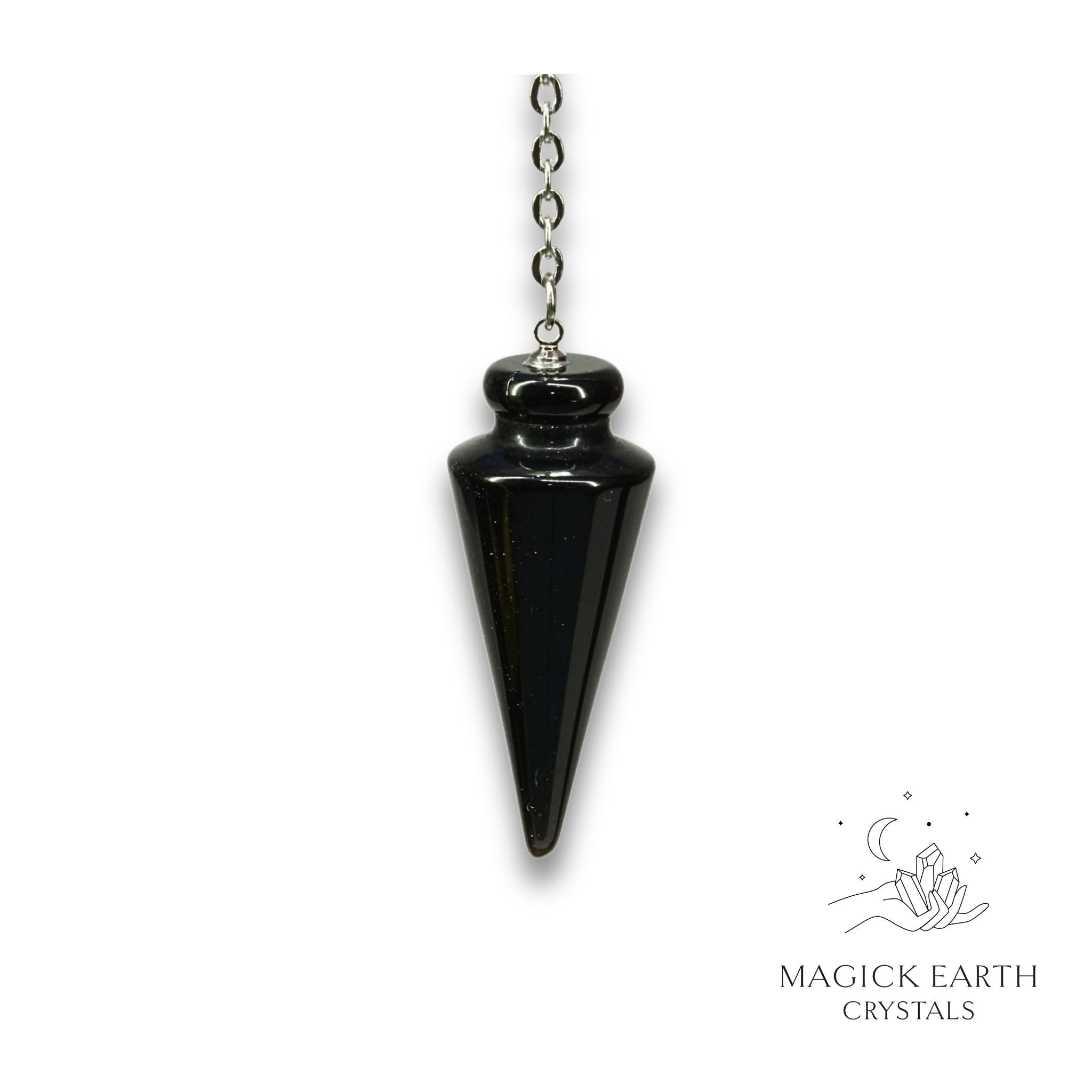 Obsidian Spike Pendulum For Tough Love Protection