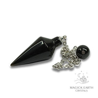 Obsidian Spire Pendulum For Tough Love Protection
