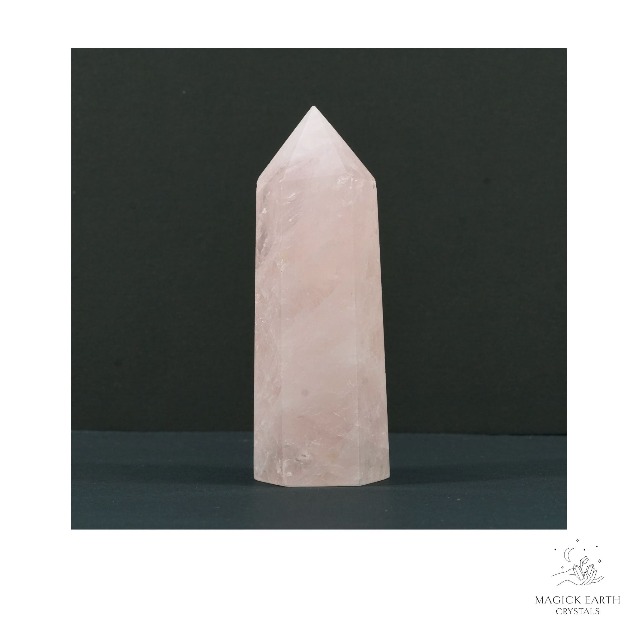Rose Quartz Tower for Amplified Love