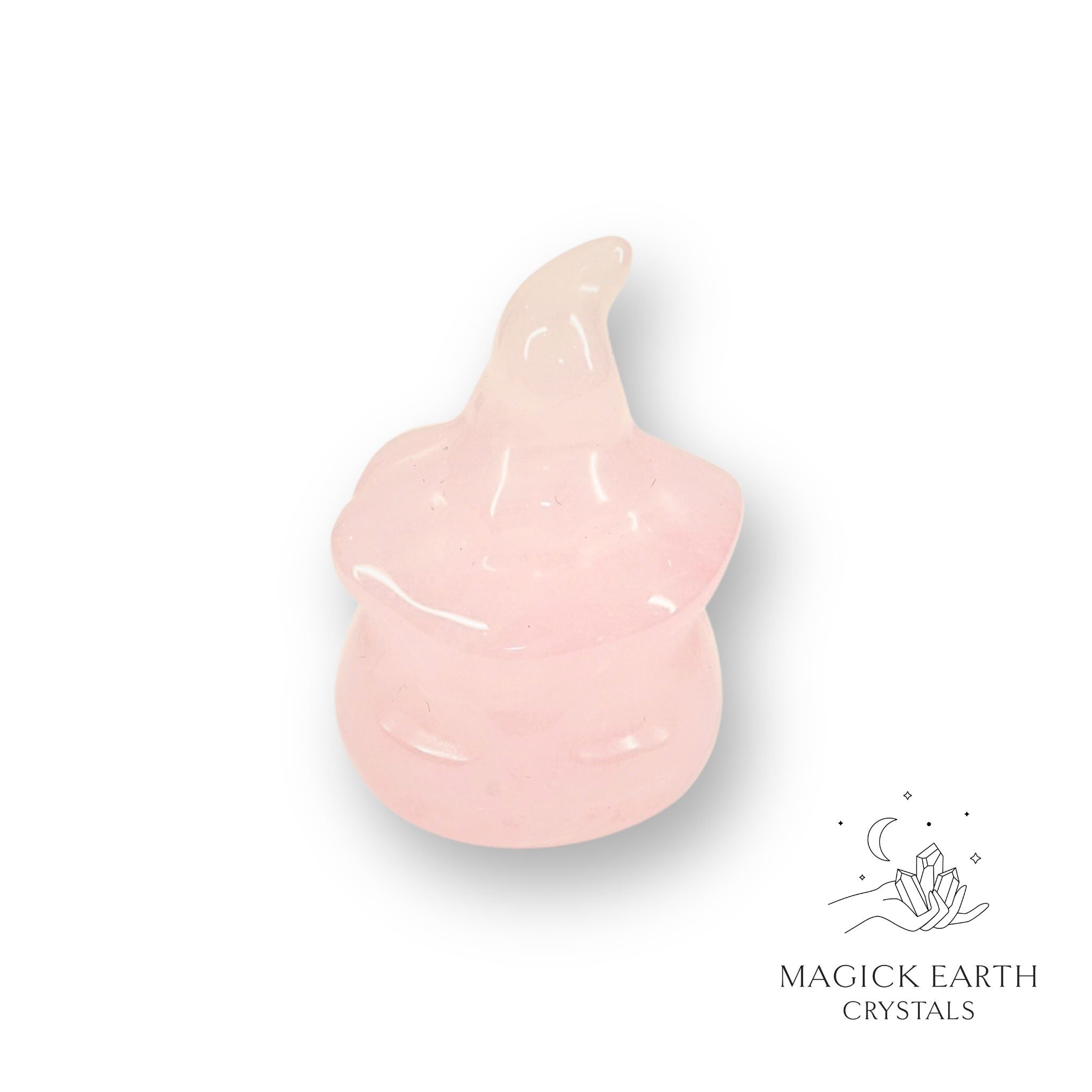 Rose Quartz Witchy Pumpkin for Amplified Love
