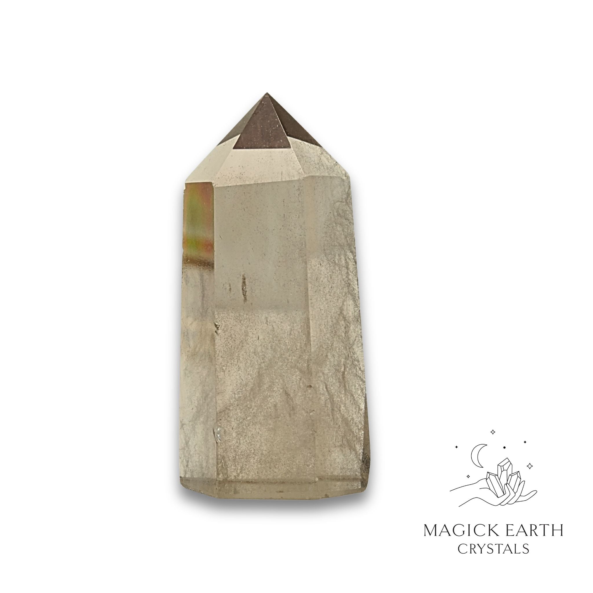 Smoky Quartz Tower for Amplified Grounding