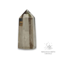 Smoky Quartz Tower for Amplified Grounding