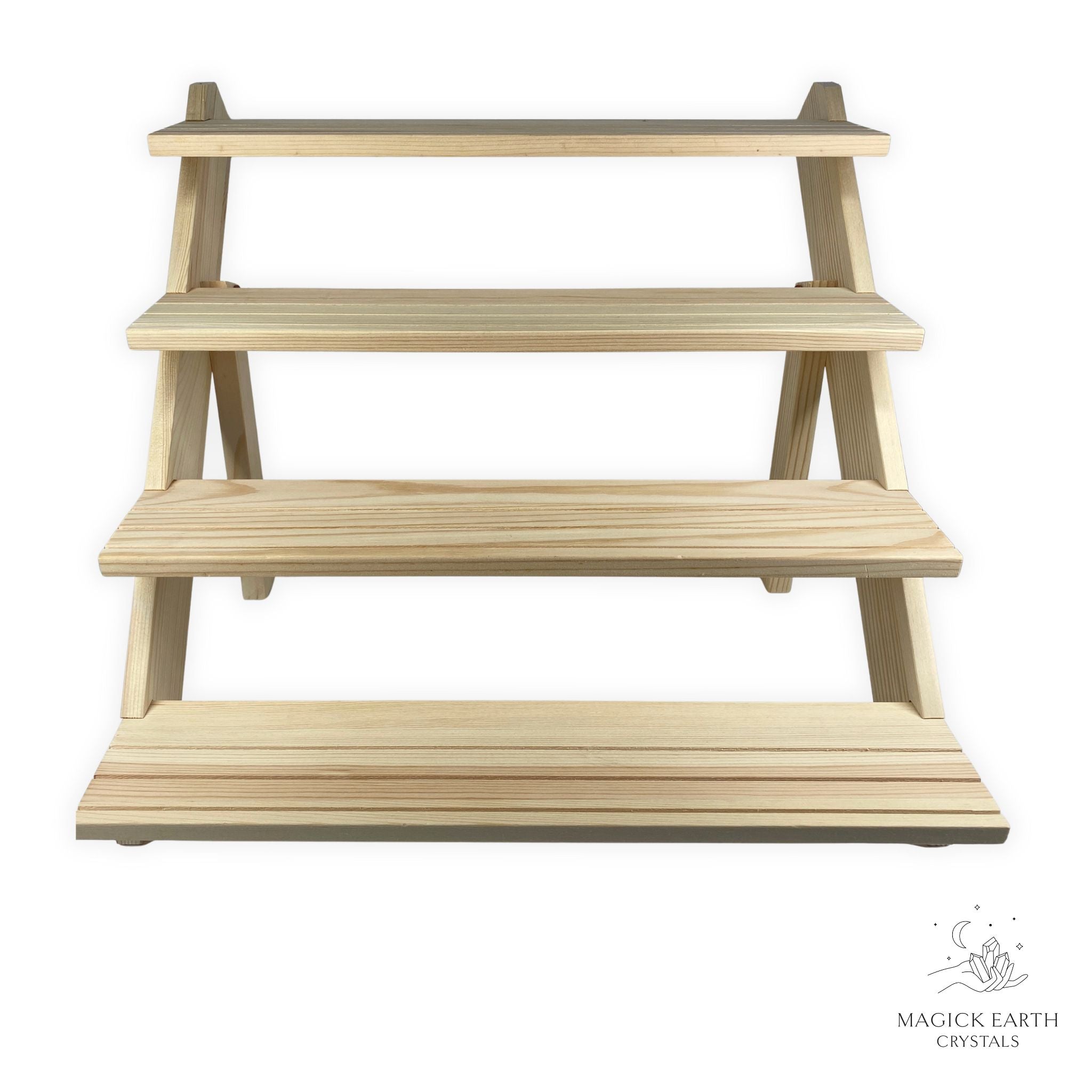 Wooden Display Stand with 4 tiers