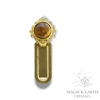Tiger Eye Bookmark  For Confident Courage