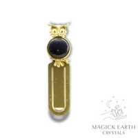 Blue Goldstone Bookmark For Ambition & Action