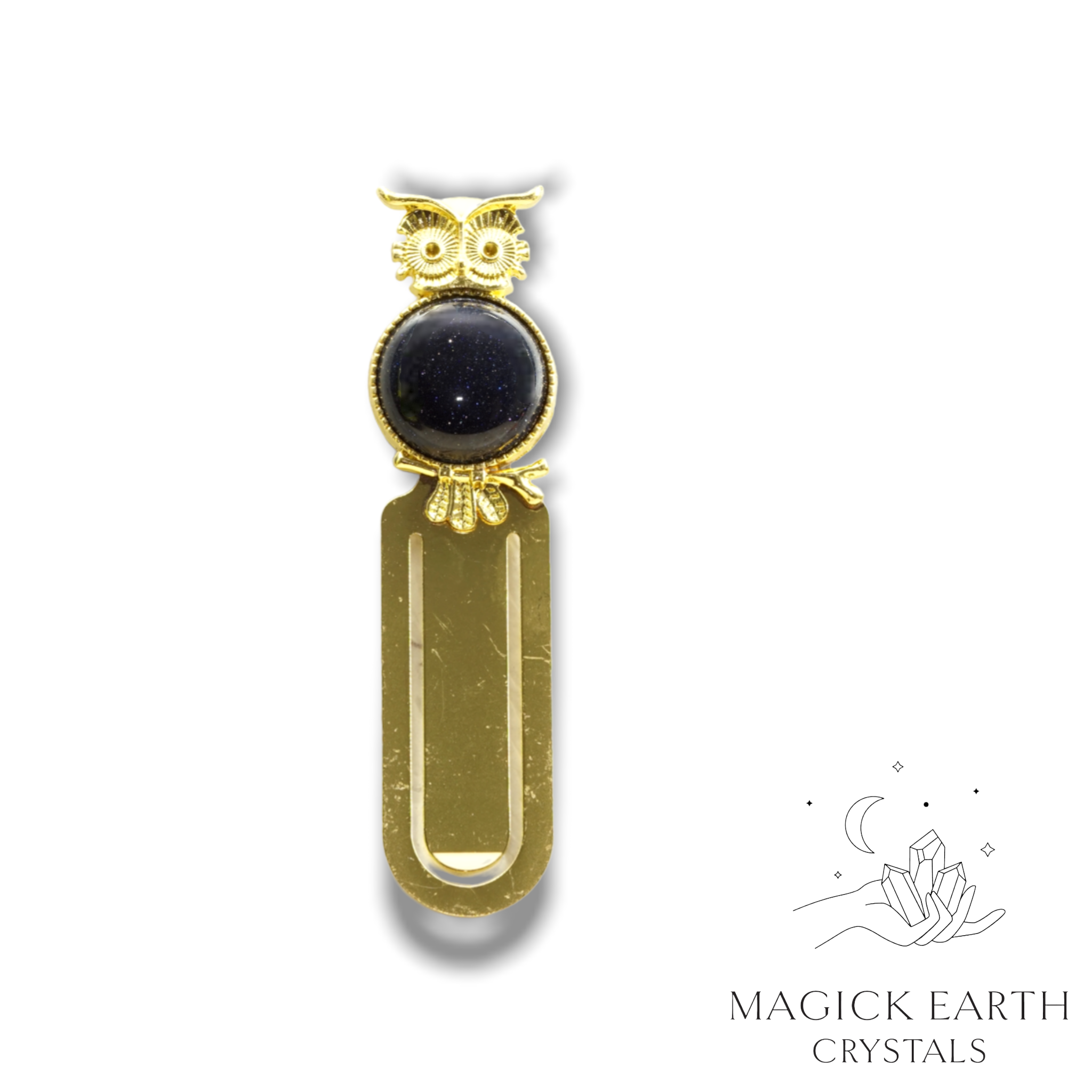 Blue Goldstone Bookmark For Ambition & Action