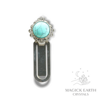 Howlite (Dyed) Bookmark For Calm Communication
