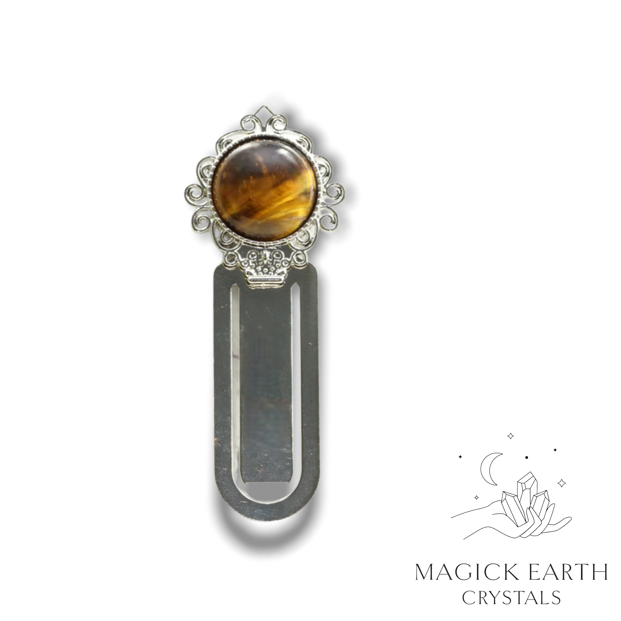 Tiger Eye Bookmark  For Confident Courage