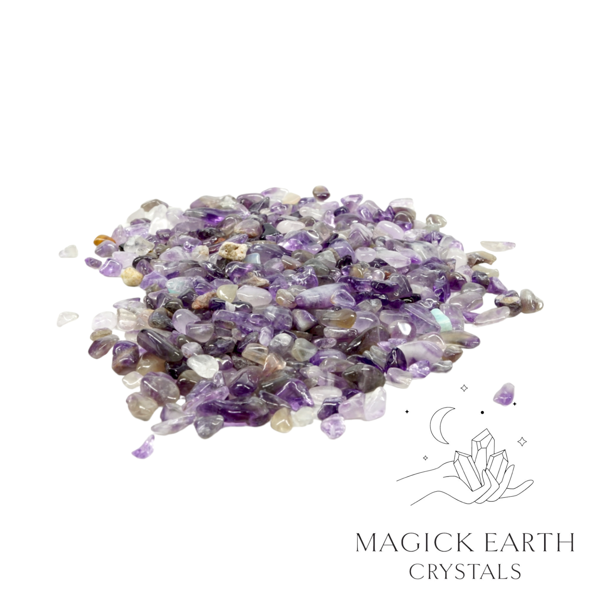 Amethyst Crystal Chips Medium For Stress Relief & Sleep