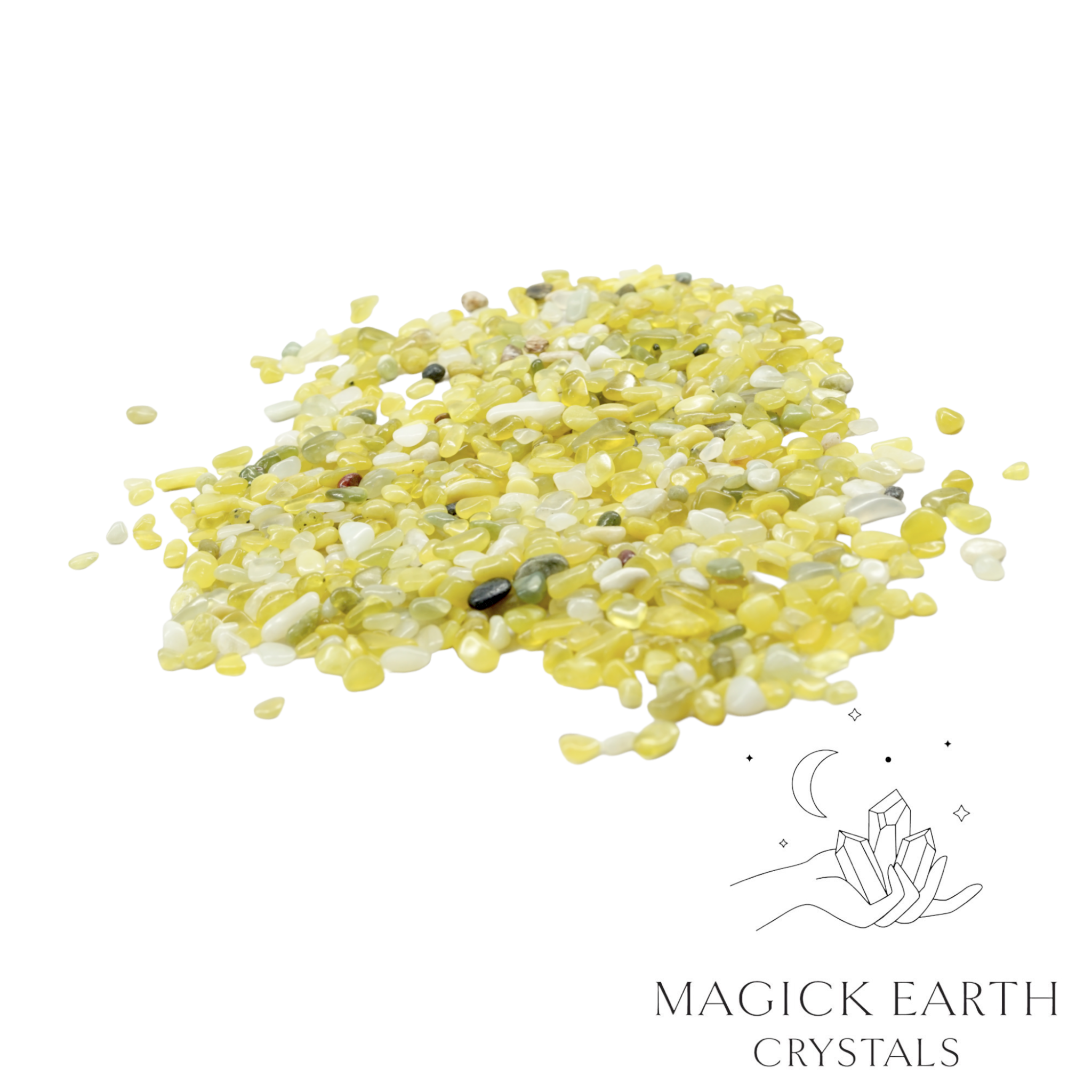 Jade  Crystal  Chips Small For Abundant Harmony