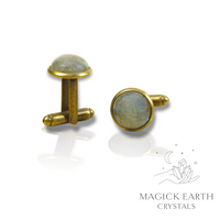 Labradorite Cufflinks For Magickal Protection