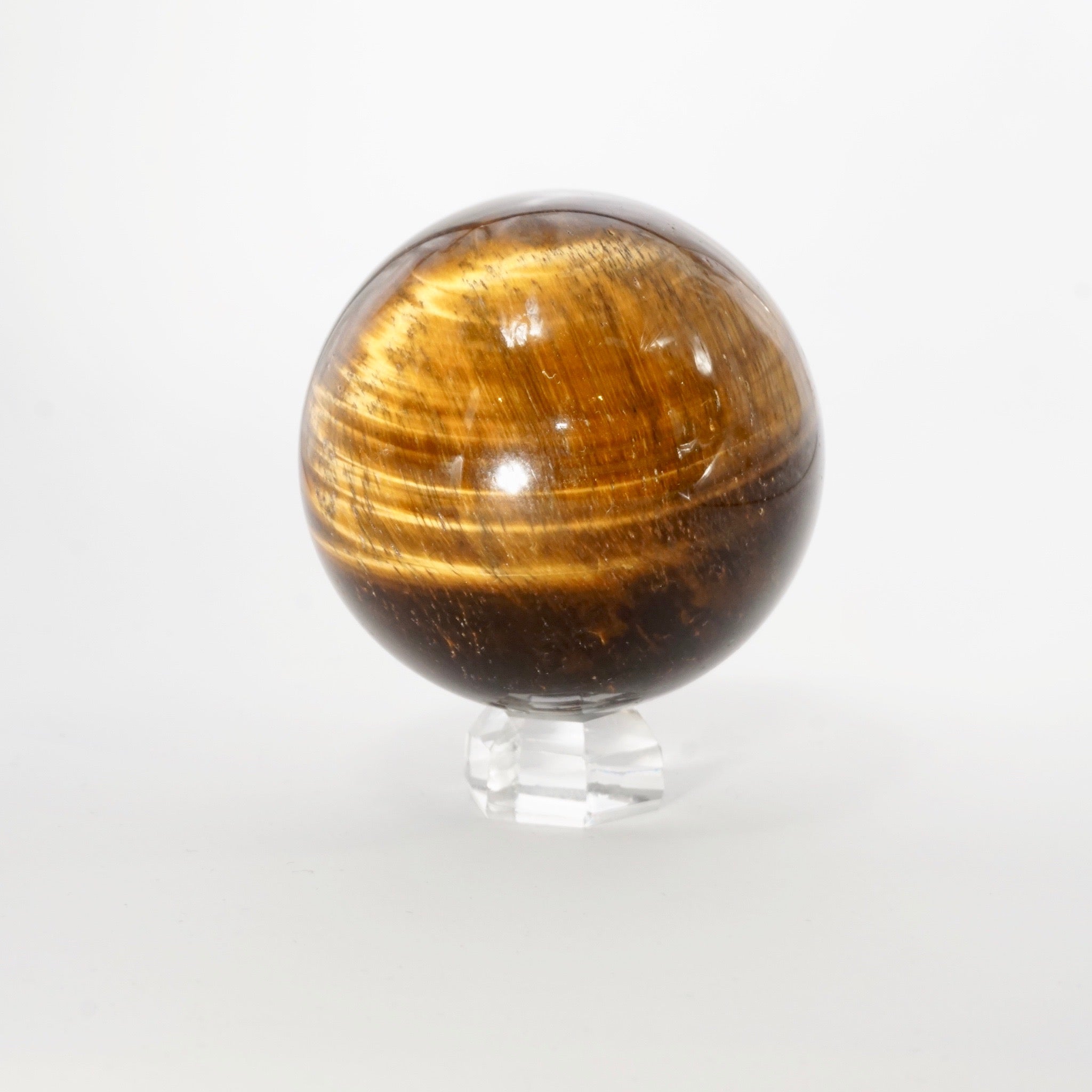 Tiger Eye Sphere For Confident Courage