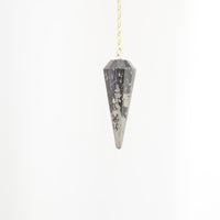 Iron Pyrite Cone Pendulum For Bold Self-Expression