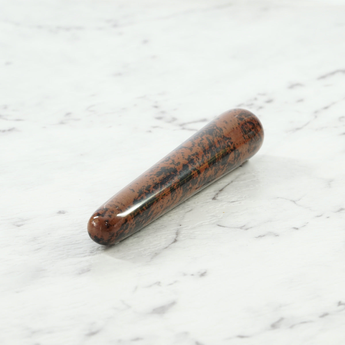 Mahogany Obsidian Massage Wand For Gentle Power