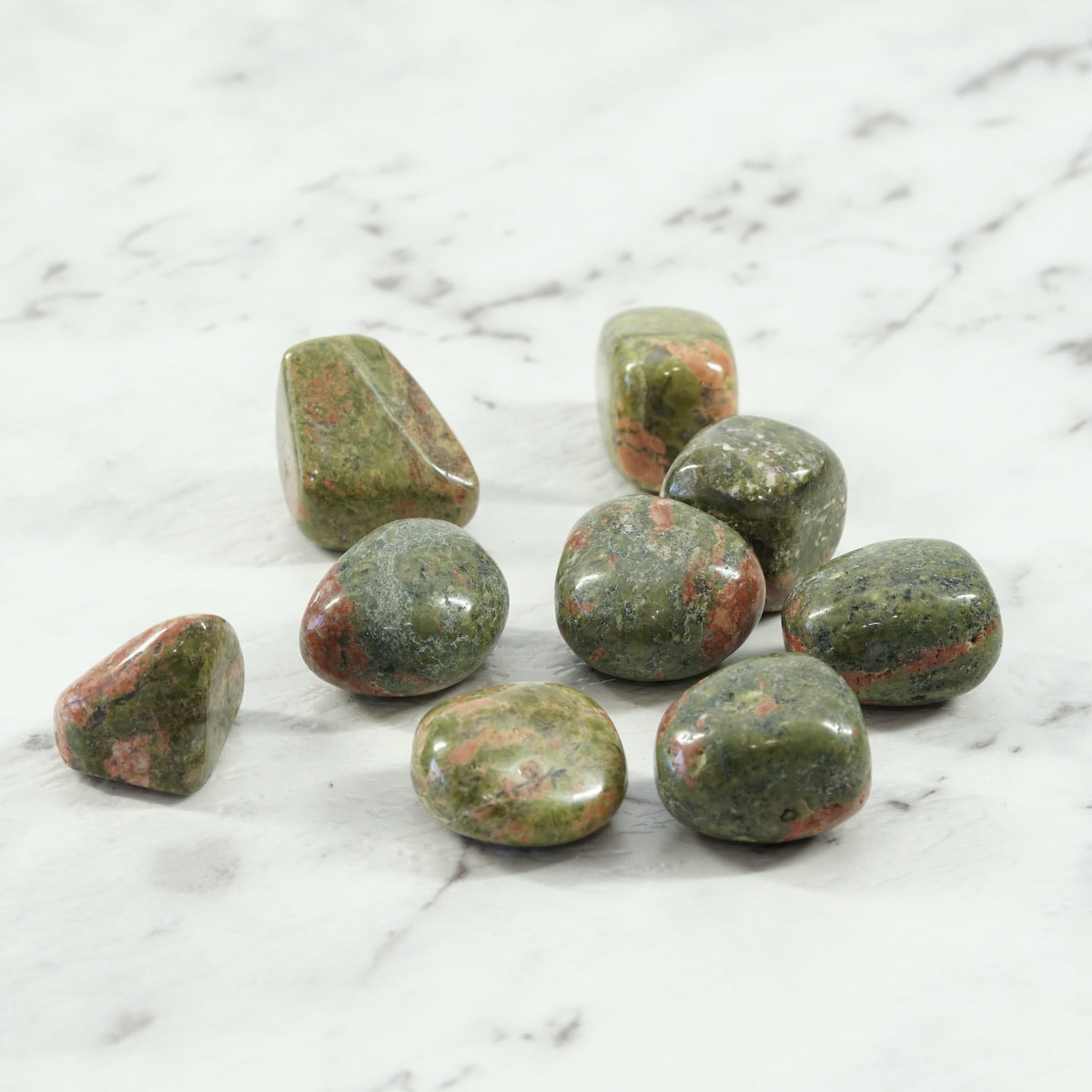 Unakite  Tumbled Stones For Heartfelt Grace