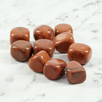 Red Jasper Crystal Tumbled Stone For Grounded Power
