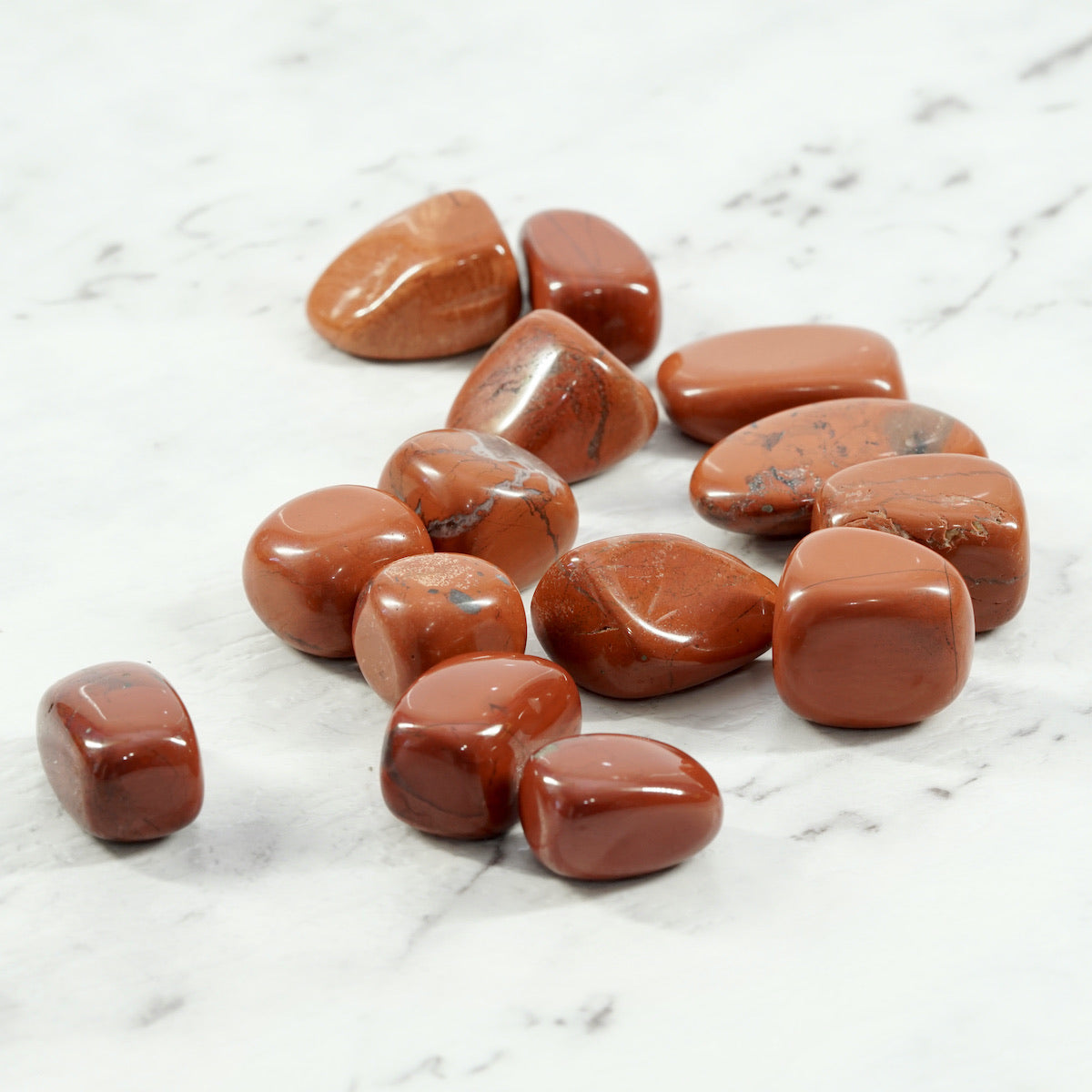 Red Jasper Crystal Tumbled Stone For Grounded Power