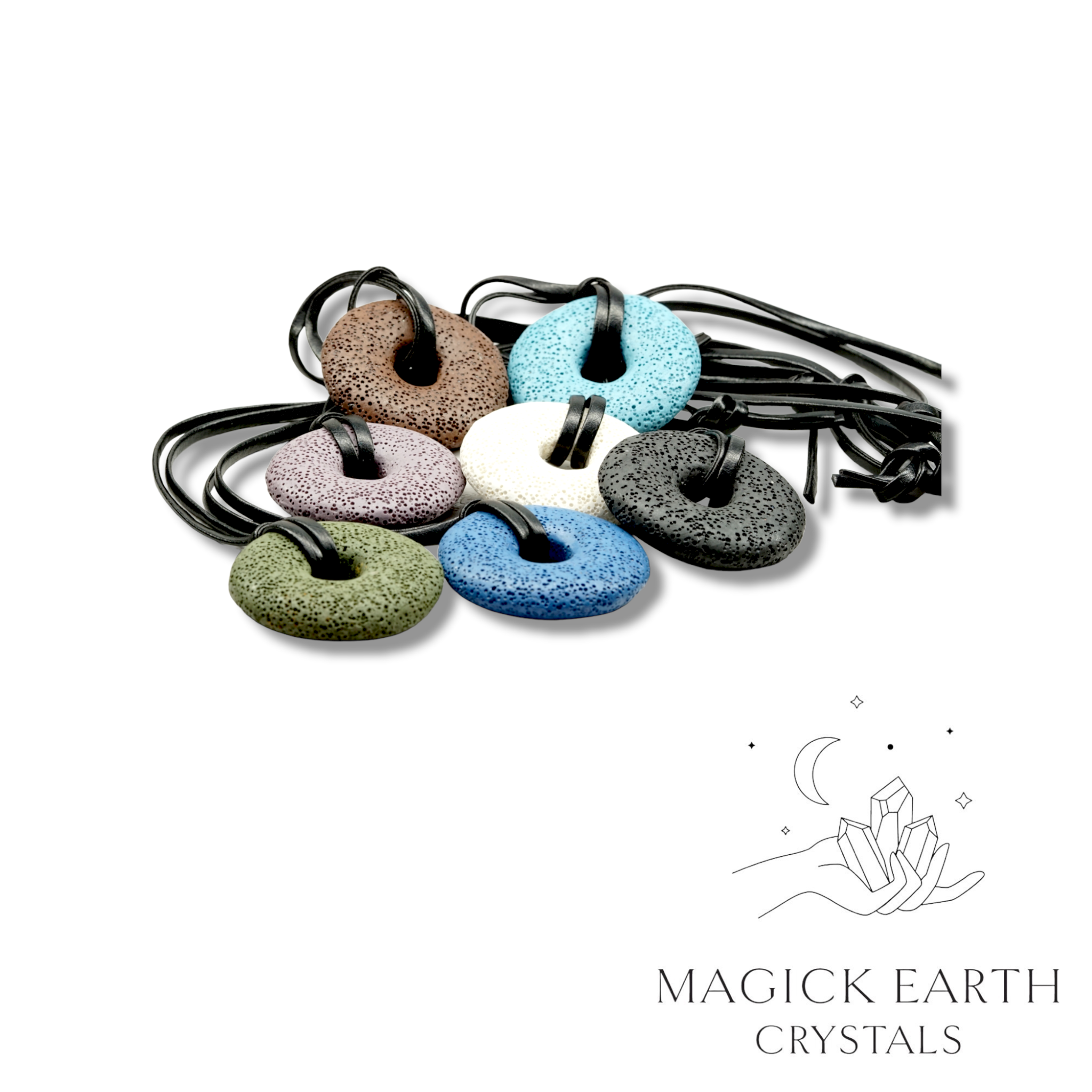 Lava  Donut / Pi Pendants