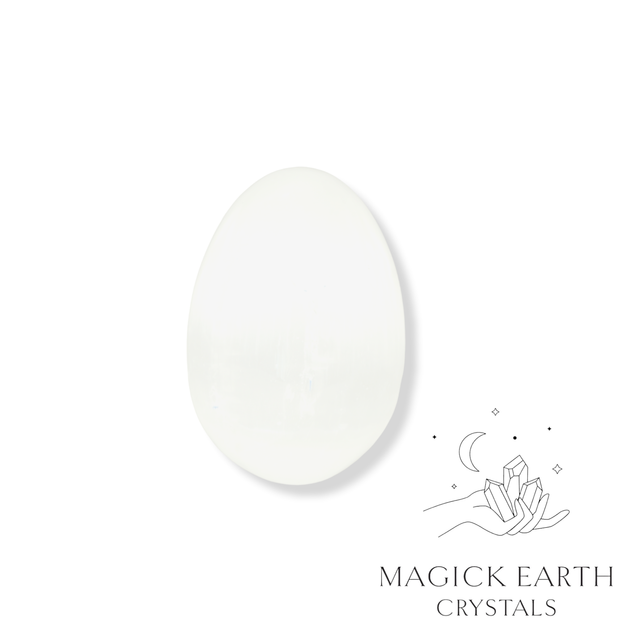Selenite  Egg For Angelic Connection