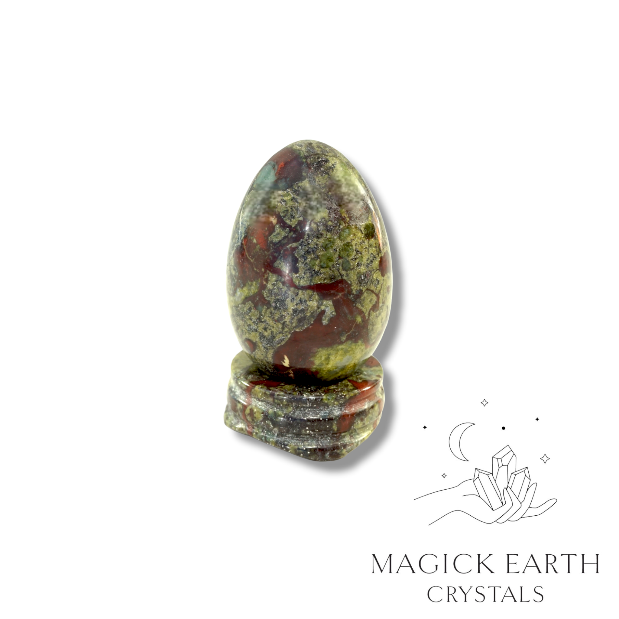 Dragons Blood Jasper Egg For Gentle Strength