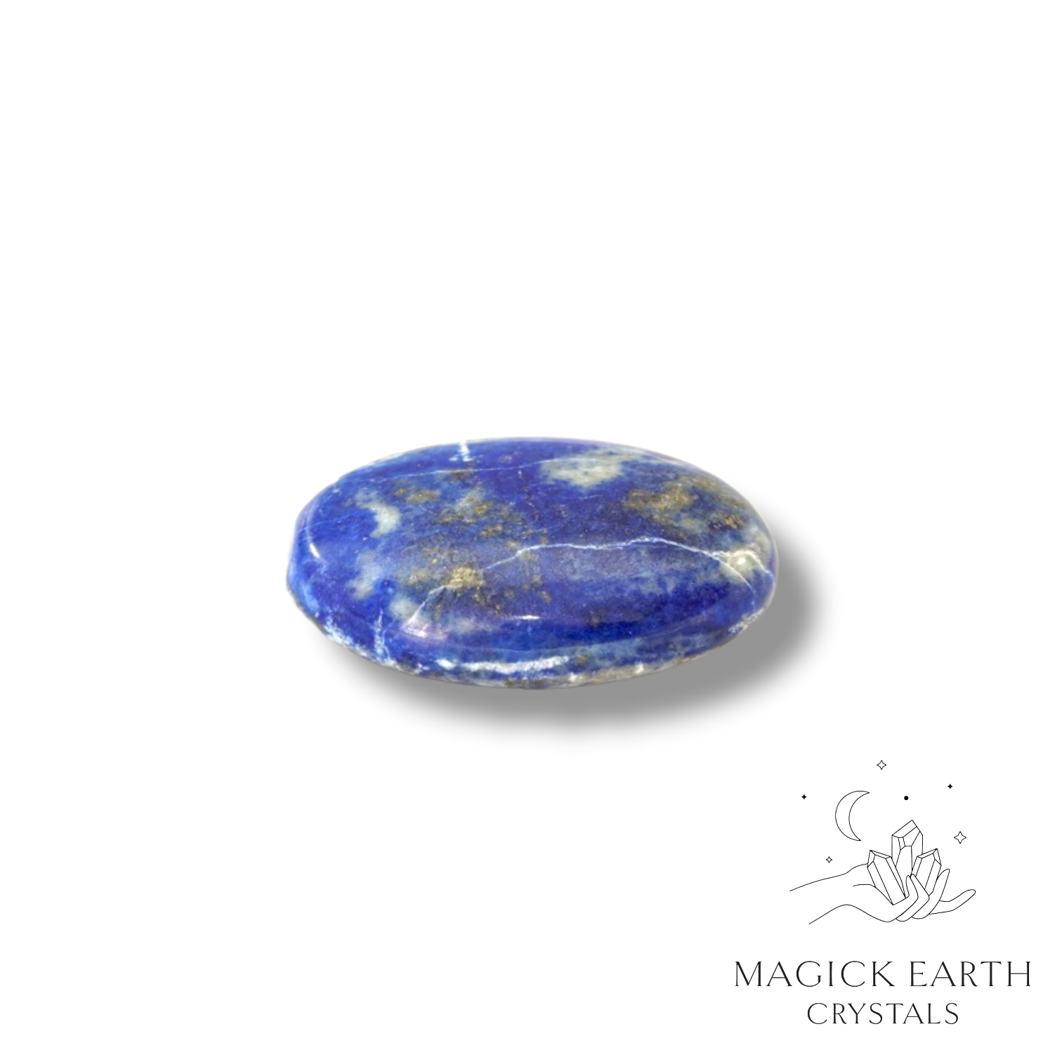Lapis Lazuli Palm Stone For Clear-Sight & Wisdom