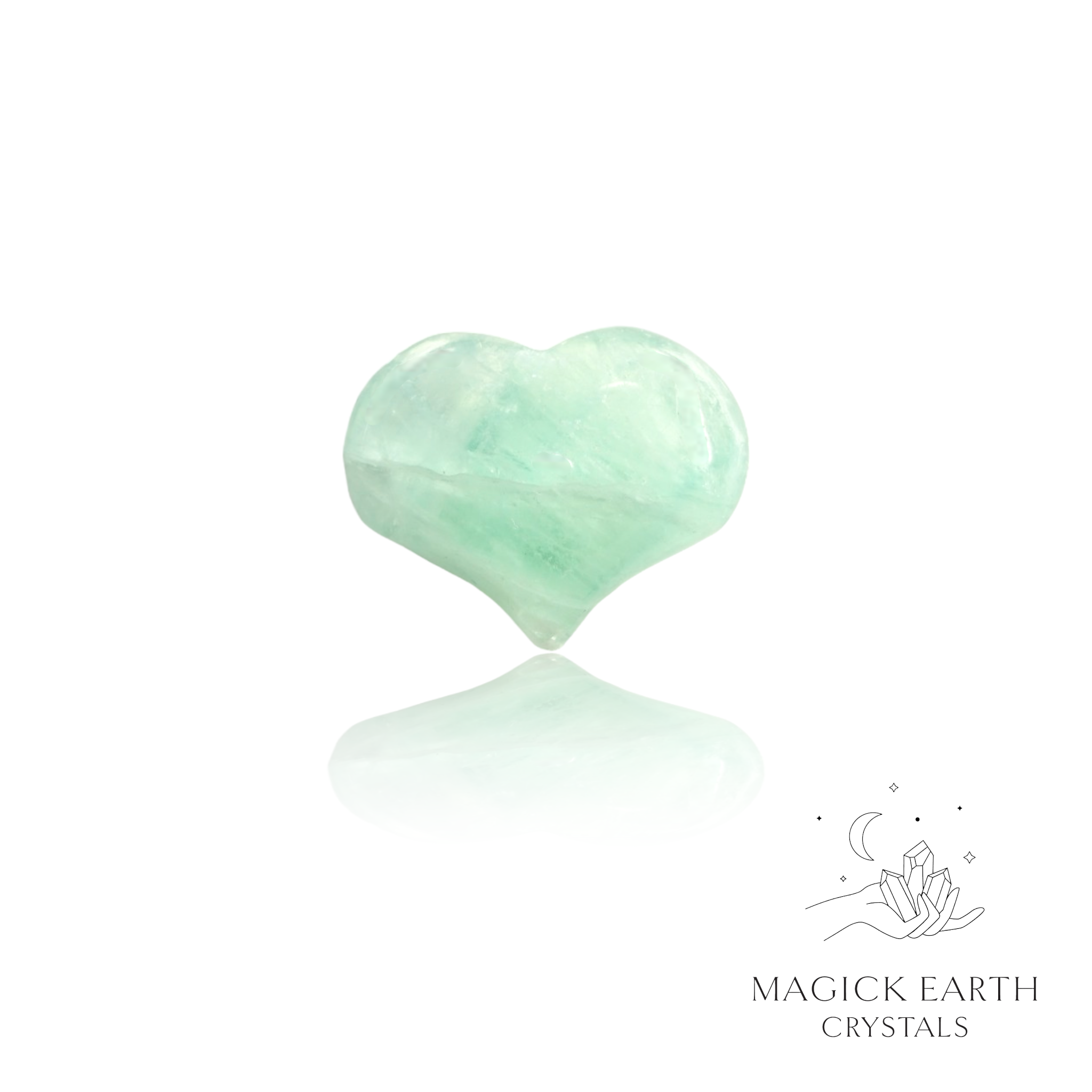 Fluorite Funky  Heart For Focus & Discernment