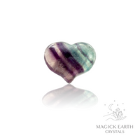 Fluorite Funky  Heart For Focus & Discernment