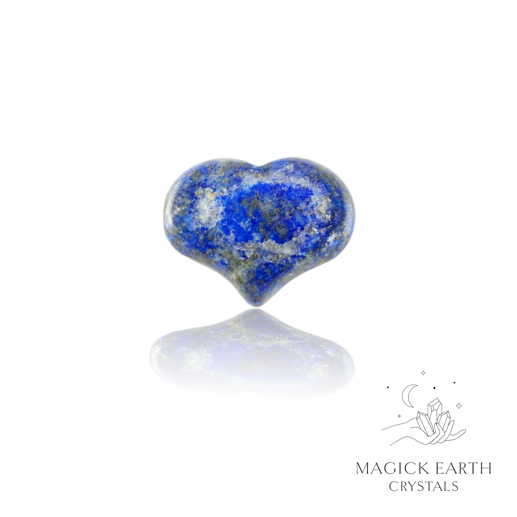 Lapis Lazuli  Funky  Heart Small For Clear-Sight & Wisdom