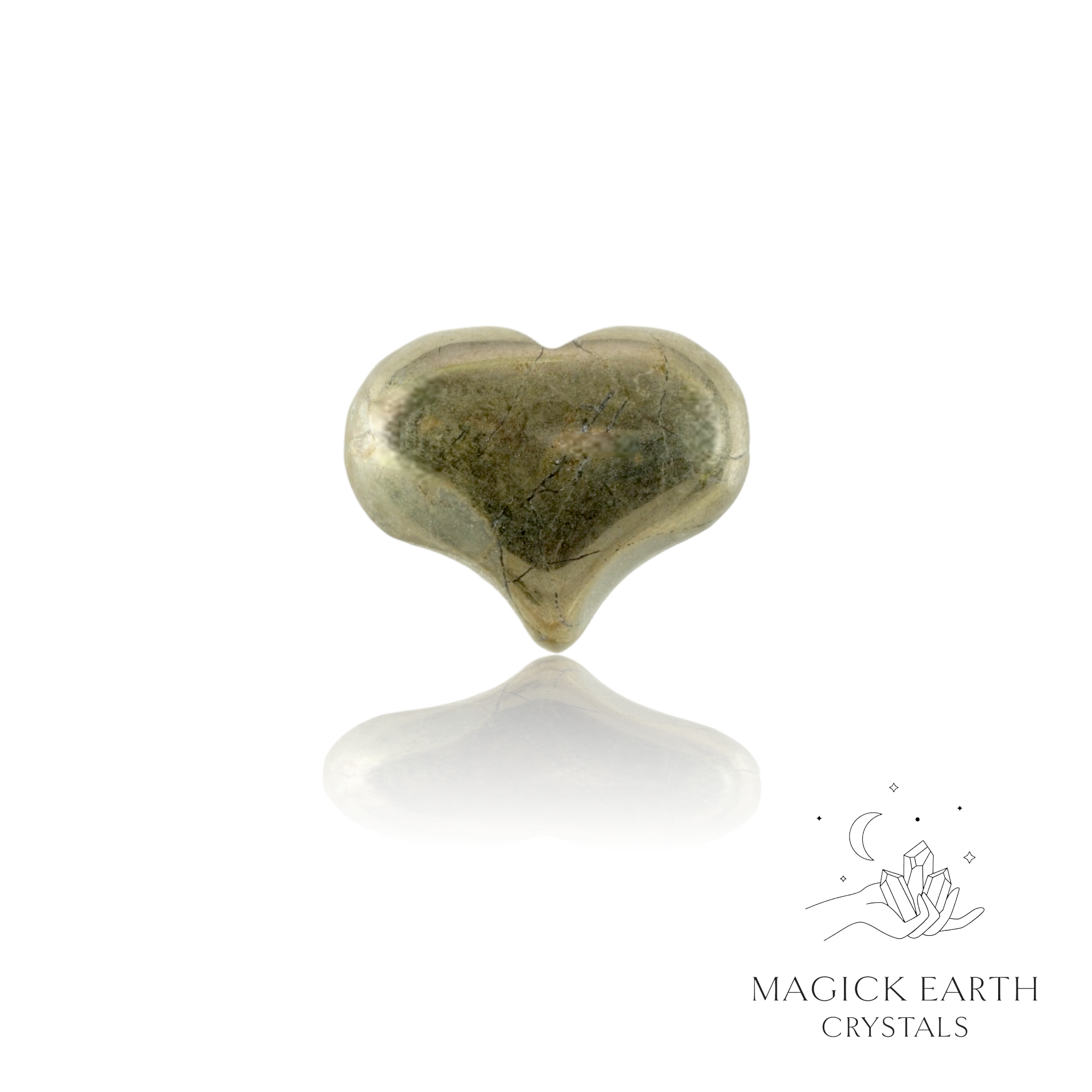 Iron Pyrite Funky  Heart Small For Bold Self-Expression
