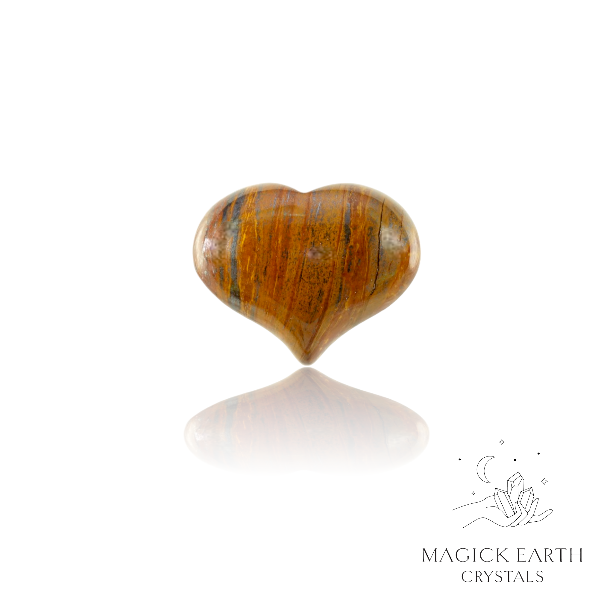 Tiger Iron Funky  Heart Small For Empowered Endurance