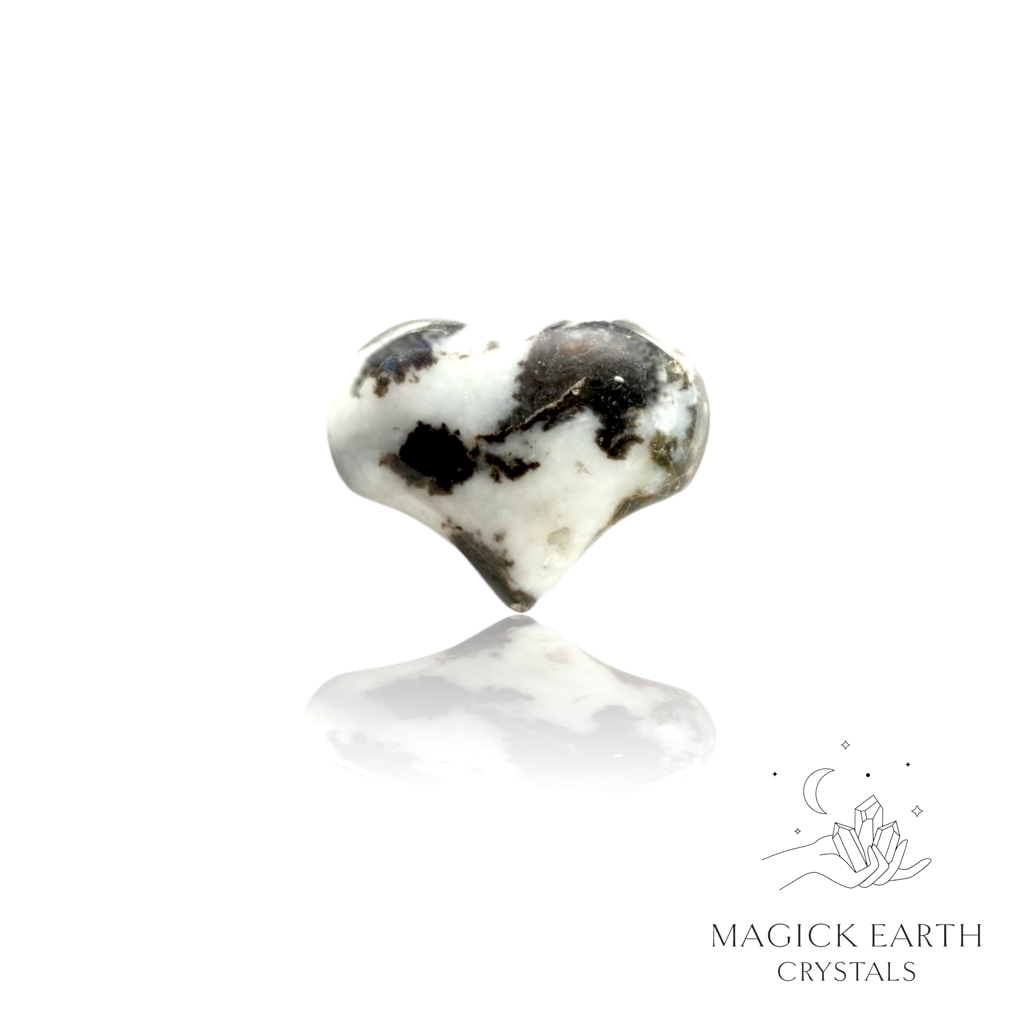 Zebra Jasper  Funky Heart For Embracing Change