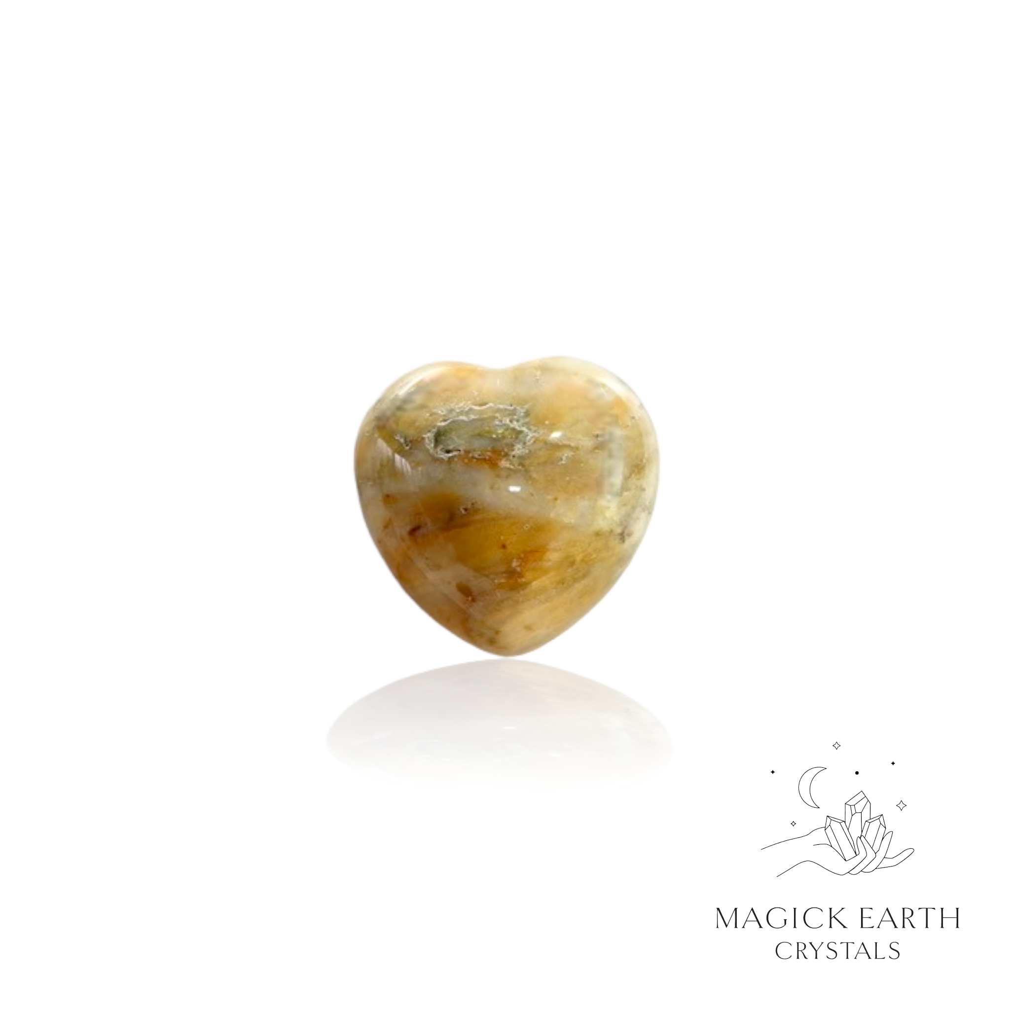 Agate Tiny Heart For Grounding & Resilience