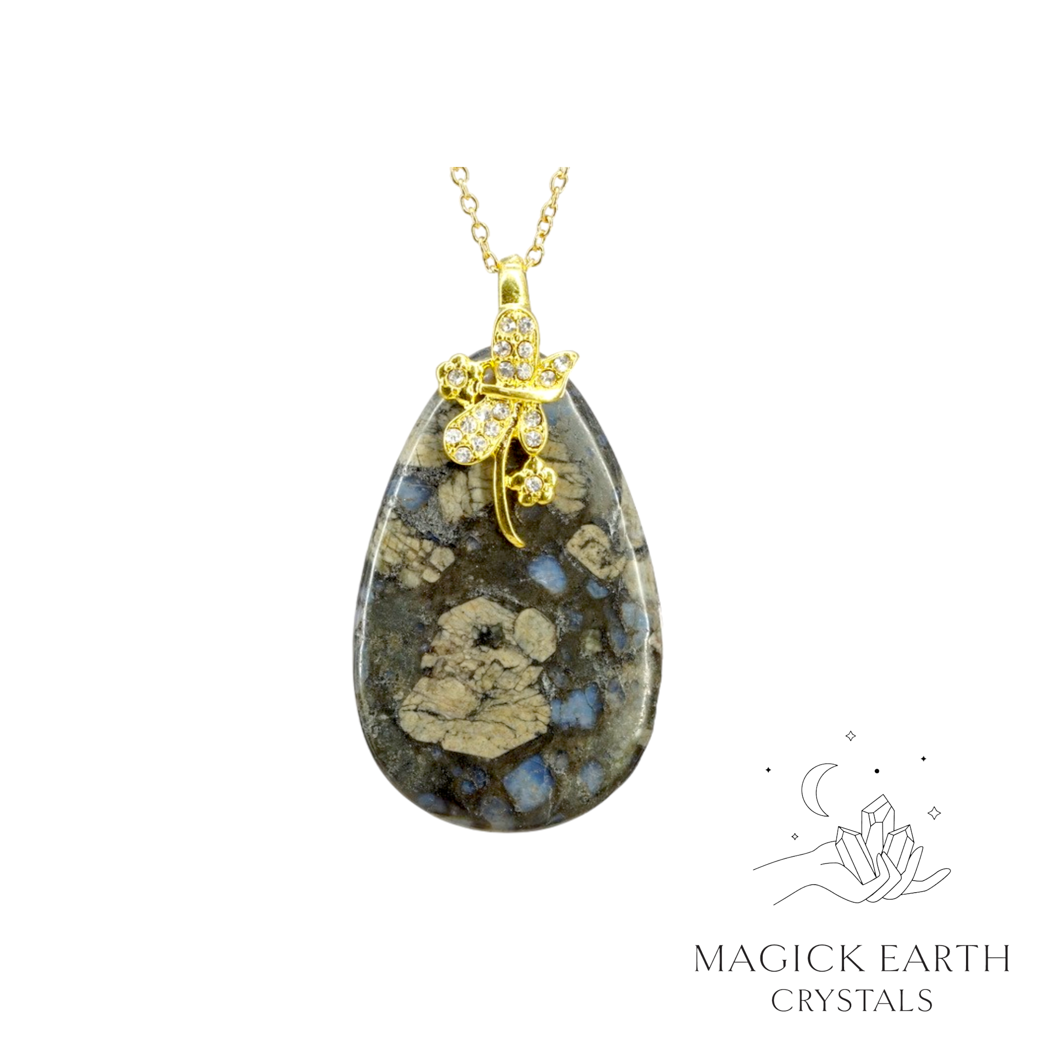 Blue Opal Pendant For Hope & Healing