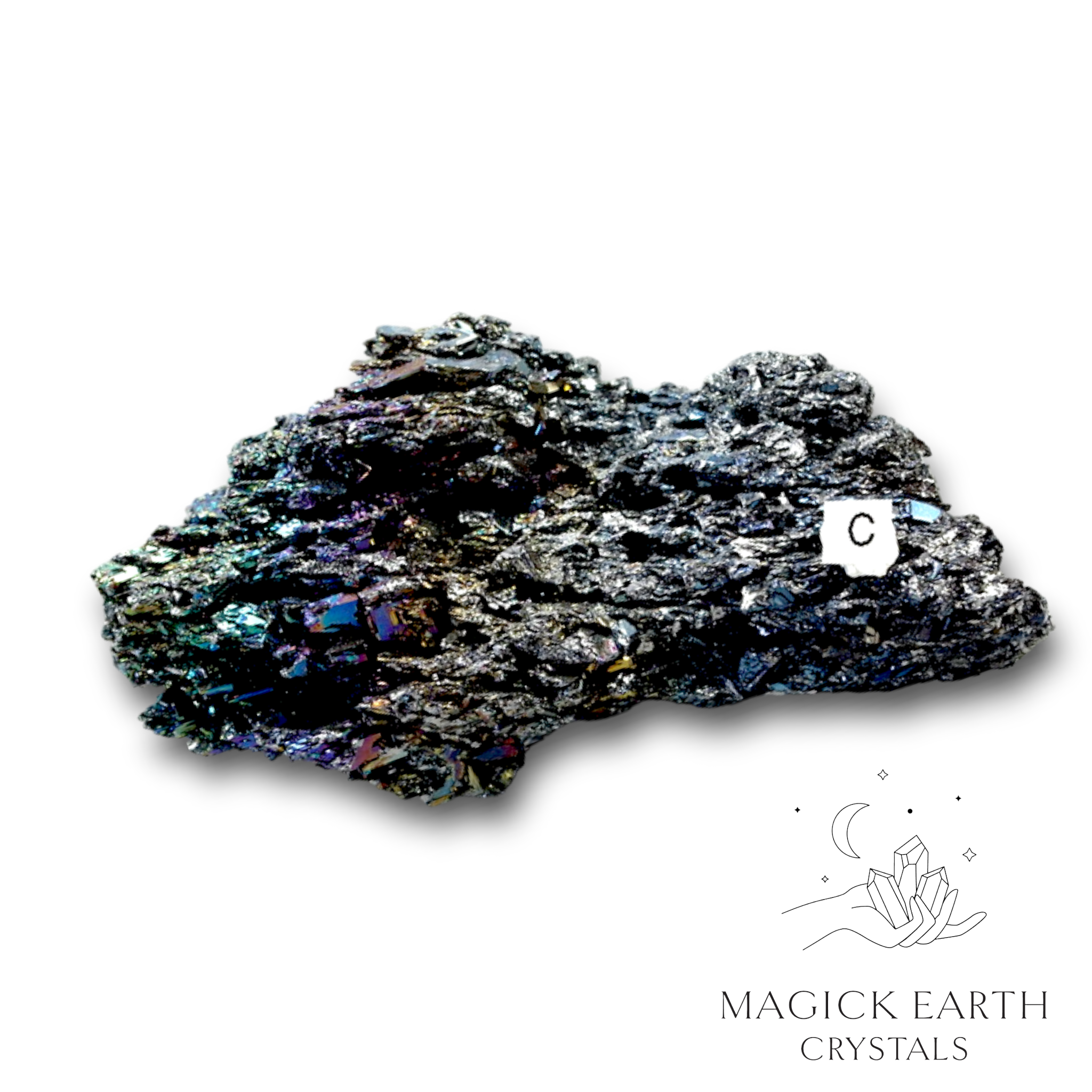 Rainbow Hematite Freeform C For Confident Tenacity