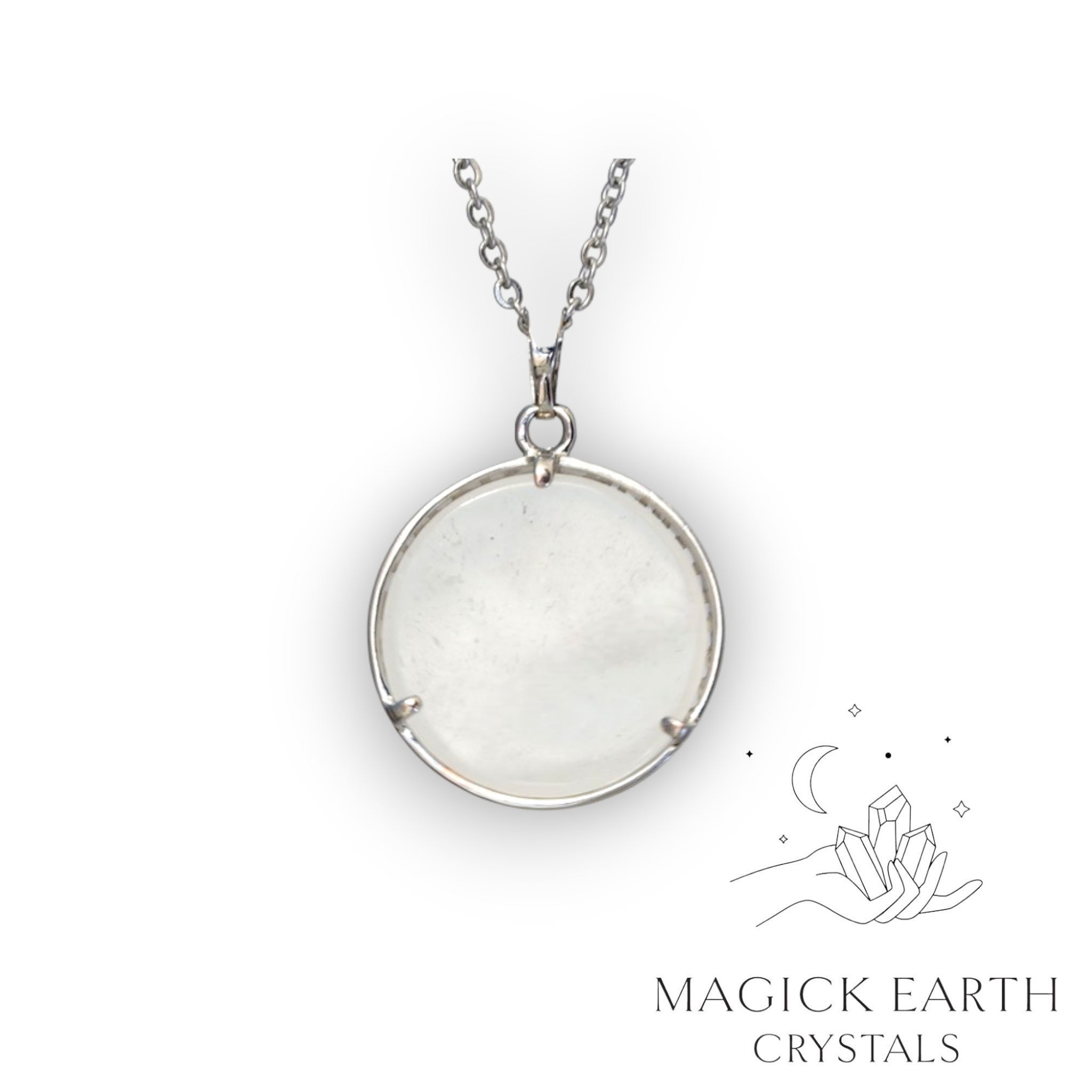 Clear Quartz Tree of Life Pendant For Amplified Insight