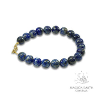 Inner Vision – Lapis Lazuli Crystal Bracelet (8mm Round Beads)