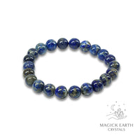 Inner Vision – Lapis Lazuli Crystal Bracelet (8mm Round Beads)