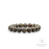 Bronzite Crystal Gemstone Bracelet with Frosted Matte 12mm Beads large