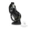 Black Tourmaline Crystal Bracelet with 10mm round beads, stretch for unshakable protection