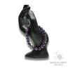 Amethyst Crystal Bracelet with 8mm round beads stretch for sacred stillness