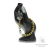 Jade Crystal Bracelet with 8mm beads platinum clasp for Abundant Harmony