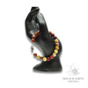 Mookaite Jasper Crystal Bracelet with 8mm beads platinum clasp for primal confidence