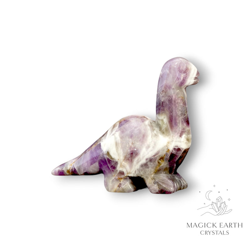 Amethyst Crystal Gemstone Brontosaurus