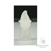 Clear Quartz Crystal Gemstone Cats With Witch's Hats Animal Figurines