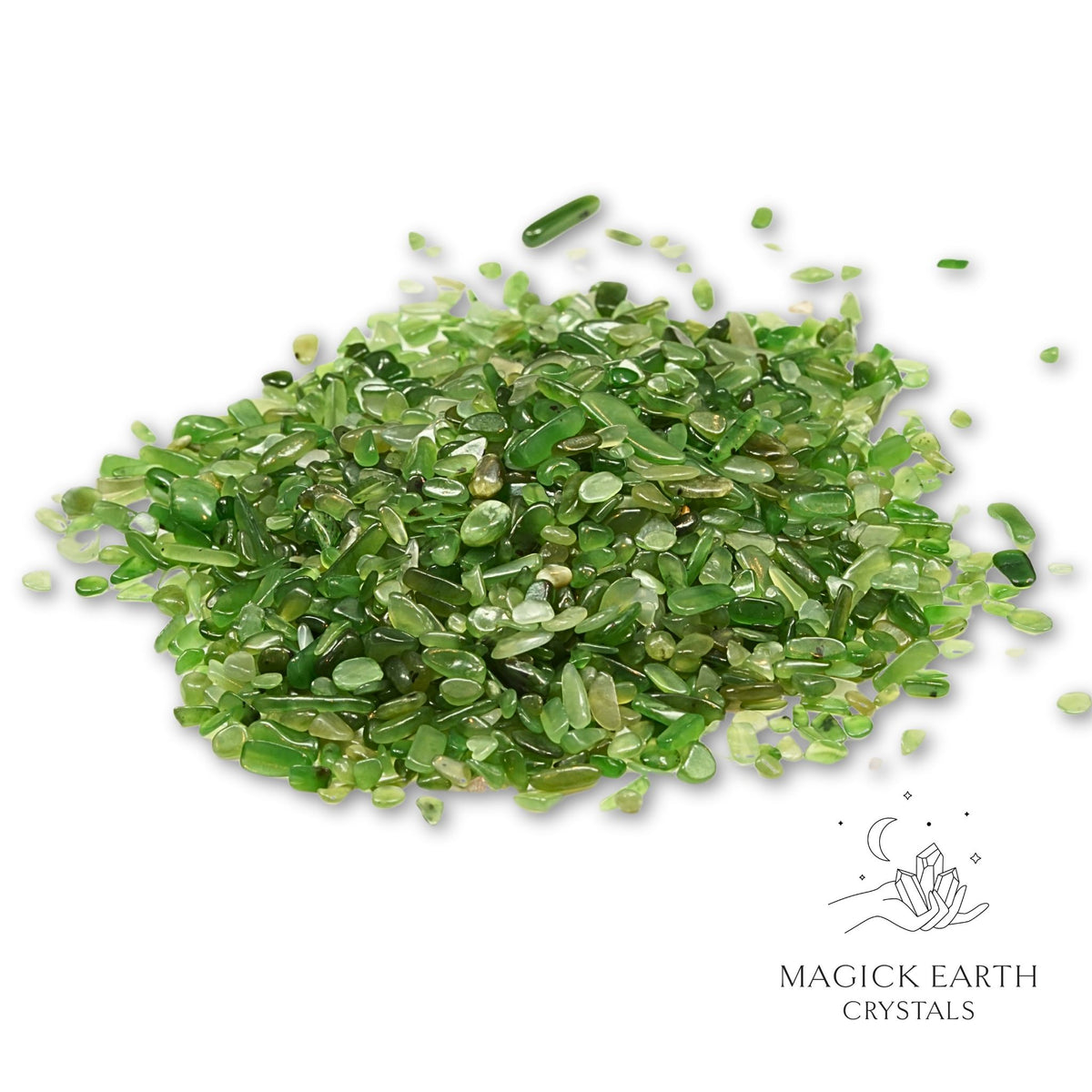Jade Crystal Chips For Abundant Harmony