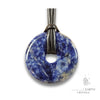 Sodalite Crystal Gemstone Donut Pi 50mm 