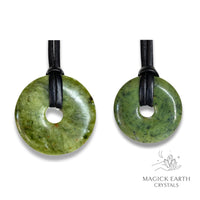 Jade Crystal Gemstone Donut P in 50mm and 40mm sizing