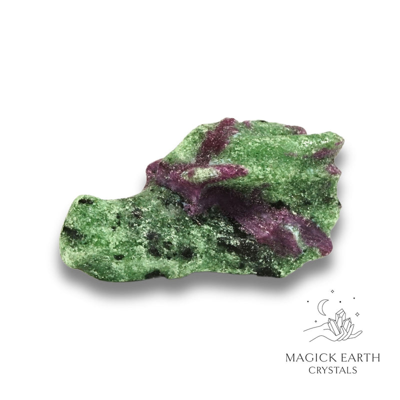 Ruby Zoisite Carved Dragon Heads Crystal Gemstone 