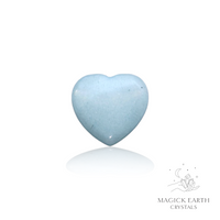 Angelite Crystal Gemstone Heart 25mm